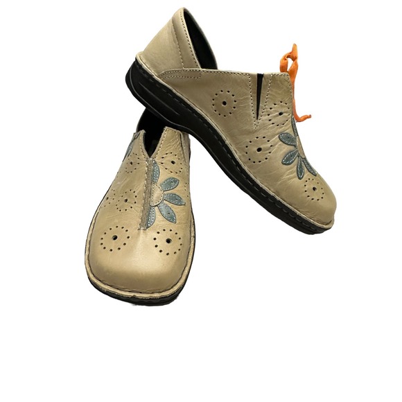 Josef Seibel Shoes 36 Cream Blue - Picture 2 of 4